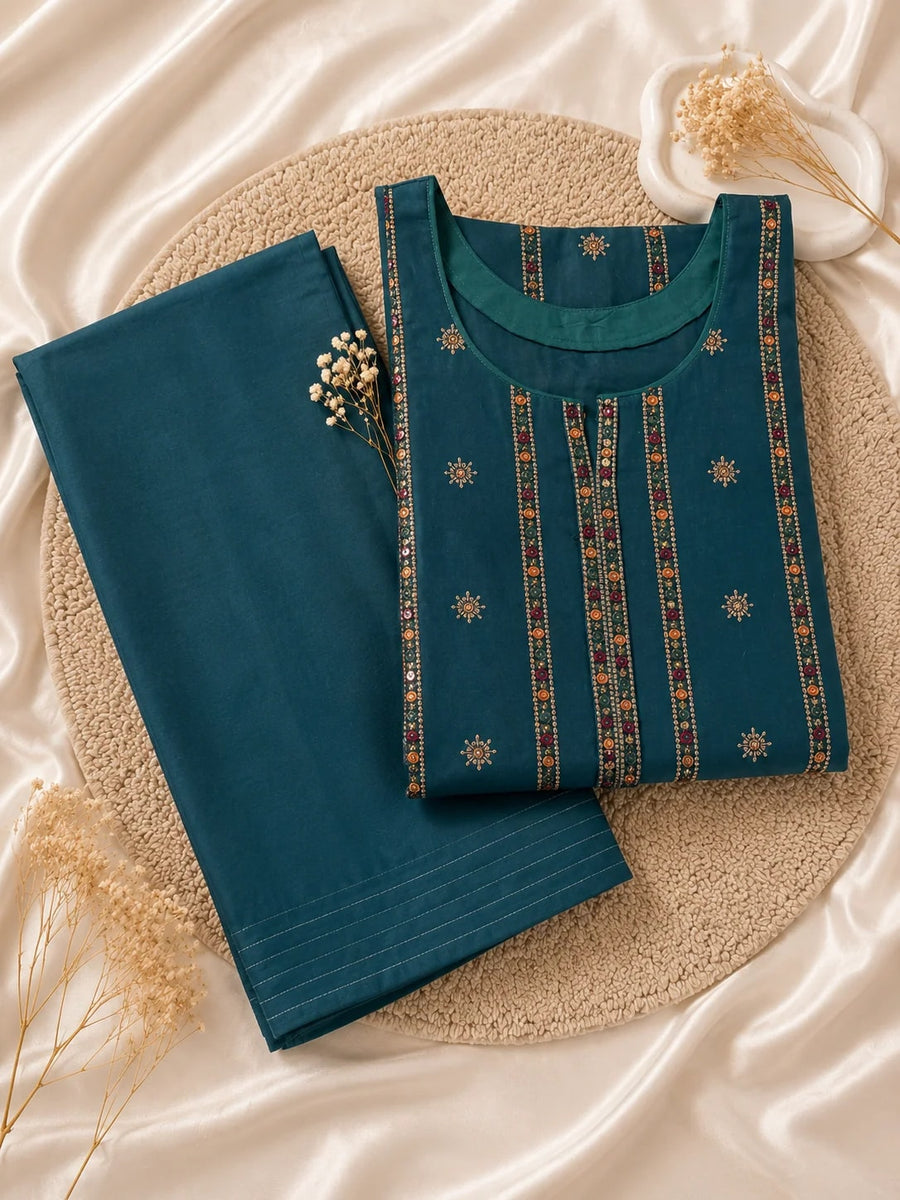 Nora 2 Piece – teal 2-piece outfit