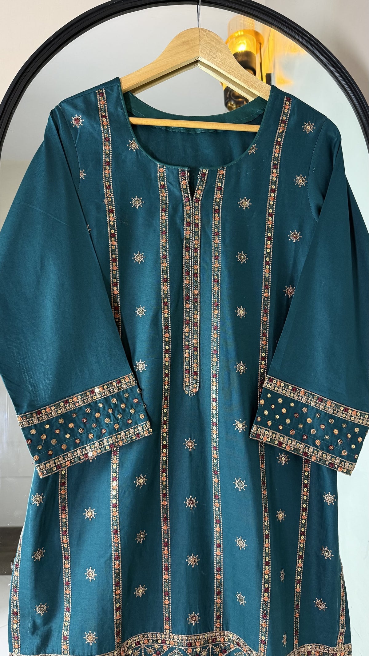 Nora 2 Piece – teal 2-piece outfit