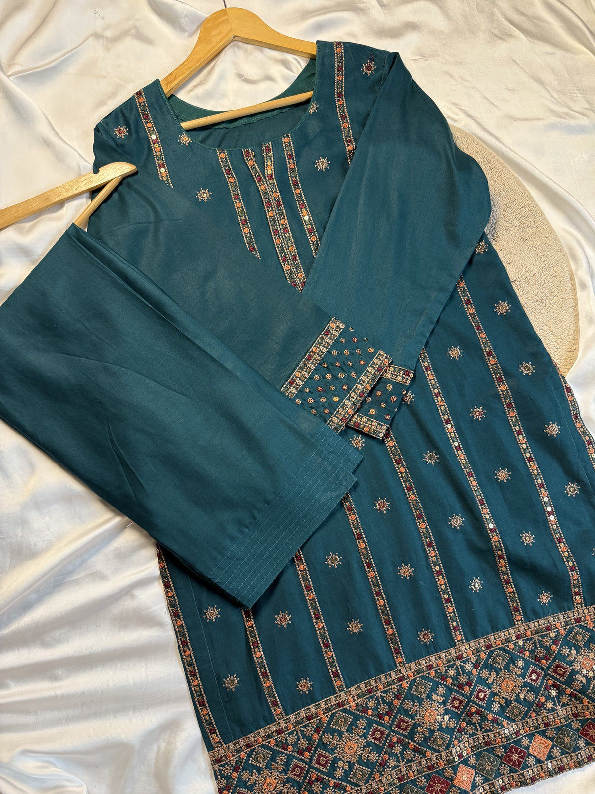 Nora 2 Piece – teal 2-piece outfit