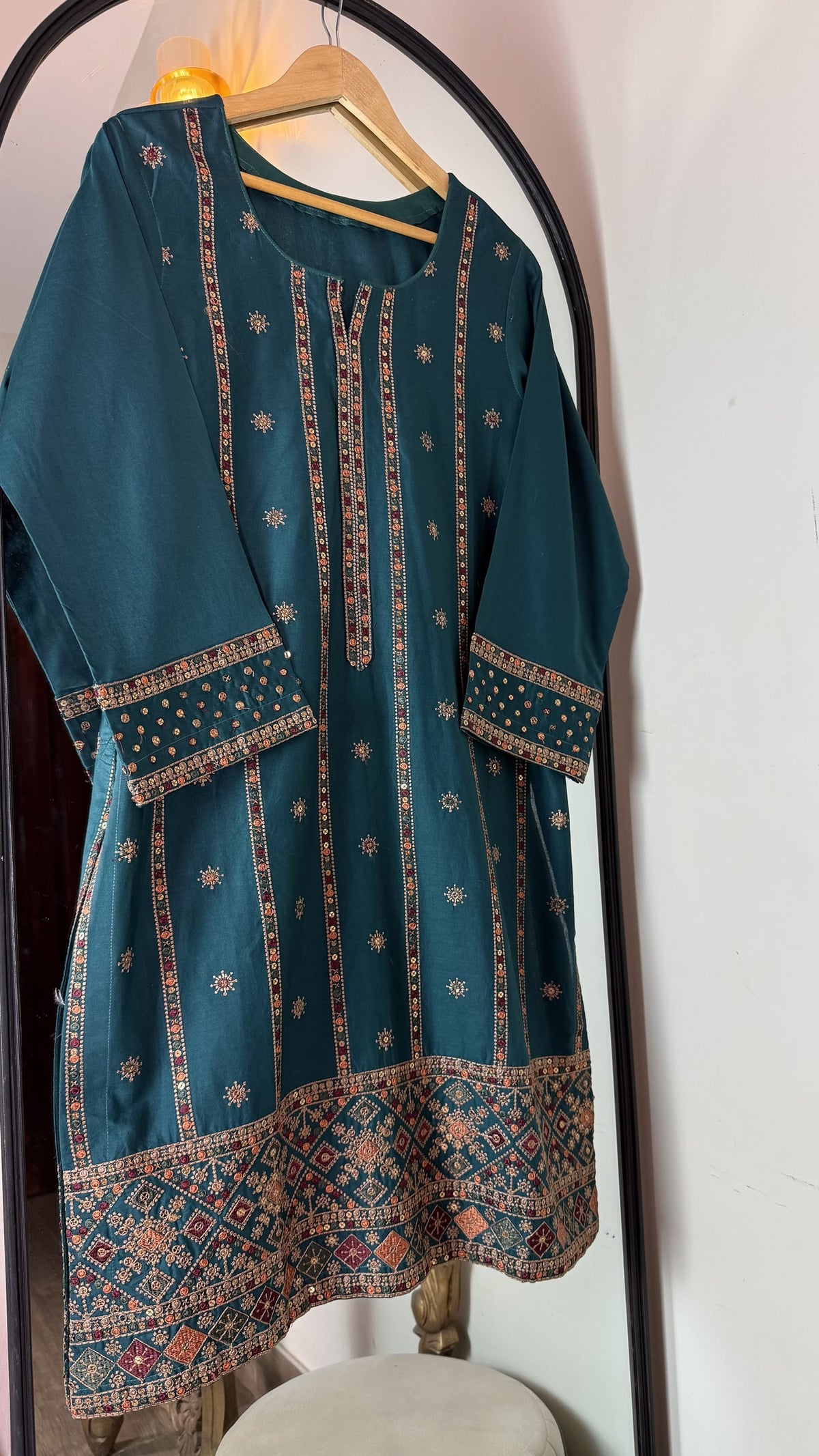 Nora 2 Piece – teal 2-piece outfit