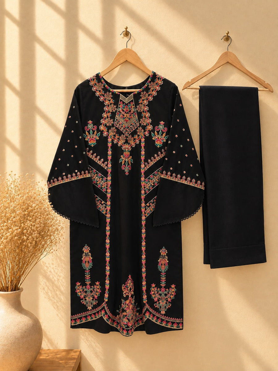 Raya 2 Piece – black 2-piece outfit