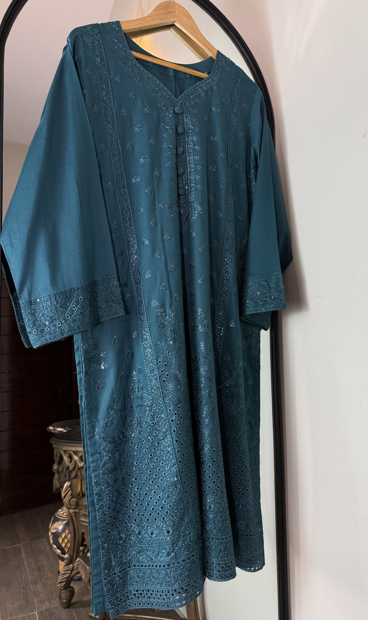 Zara 3 Piece – teal 3-piece outfit
